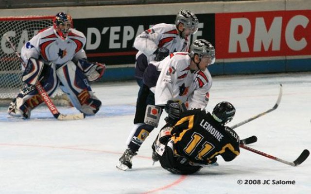 Photo hockey match Rouen - Grenoble  le 10/02/2008