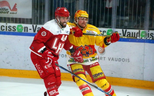 Photo hockey match Lausanne - Bienne le 15/09/2017
