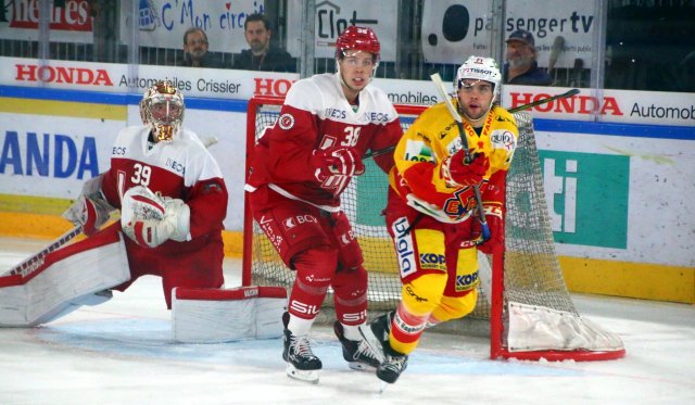 Photo hockey match Lausanne - Bienne le 15/09/2017