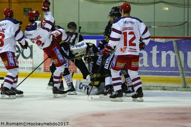 Photo hockey match Rouen - Grenoble  le 15/09/2017
