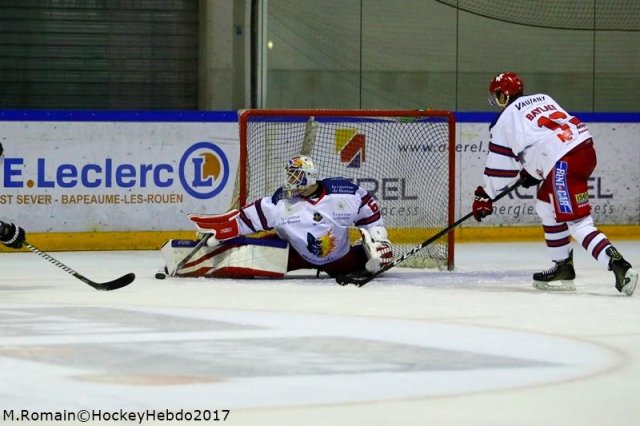 Photo hockey match Rouen - Grenoble  le 15/09/2017