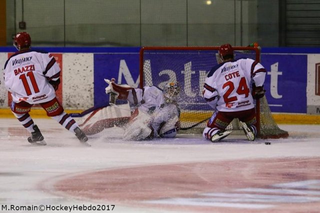 Photo hockey match Rouen - Grenoble  le 15/09/2017