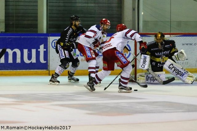 Photo hockey match Rouen - Grenoble  le 15/09/2017