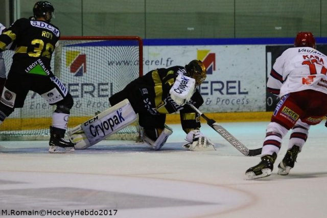 Photo hockey match Rouen - Grenoble  le 15/09/2017