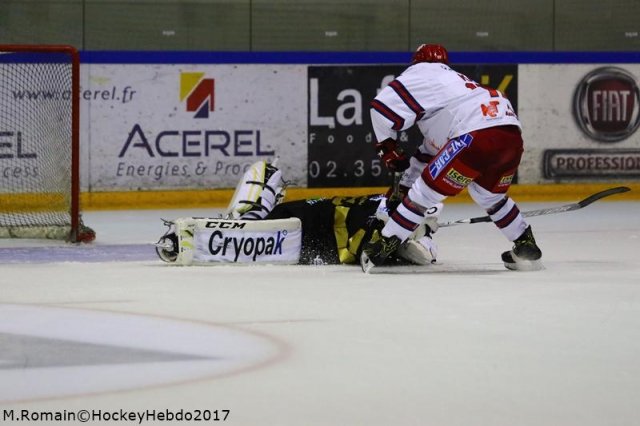 Photo hockey match Rouen - Grenoble  le 15/09/2017