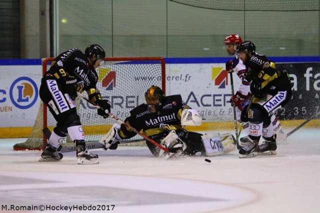Photo hockey match Rouen - Grenoble  le 15/09/2017