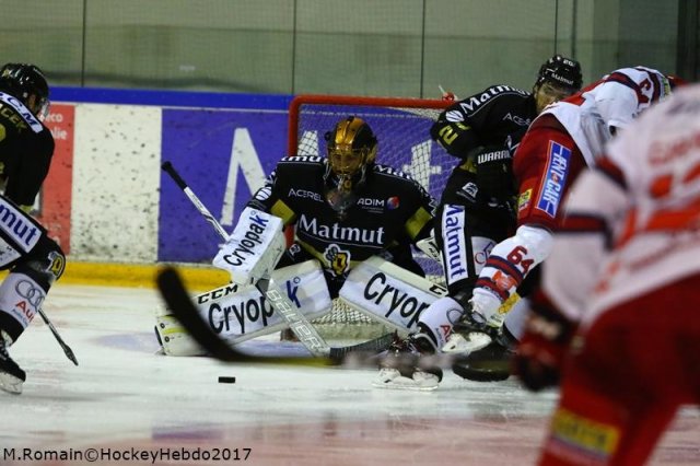 Photo hockey match Rouen - Grenoble  le 15/09/2017