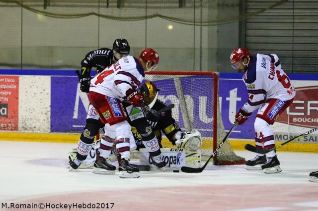 Photo hockey match Rouen - Grenoble  le 15/09/2017