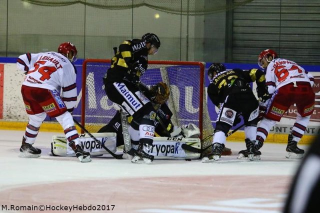 Photo hockey match Rouen - Grenoble  le 15/09/2017