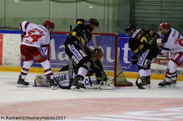 Photo hockey match Rouen - Grenoble  le 15/09/2017