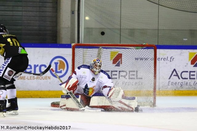 Photo hockey match Rouen - Grenoble  le 15/09/2017