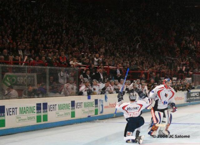 Photo hockey match Rouen - Grenoble  le 10/02/2008