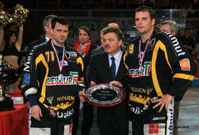 Photo hockey match Rouen - Grenoble  le 10/02/2008