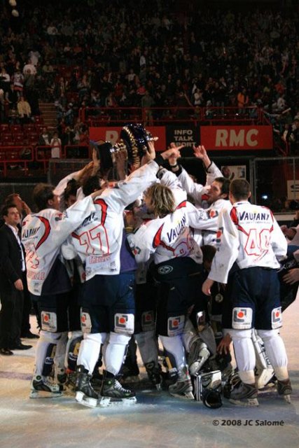 Photo hockey match Rouen - Grenoble  le 10/02/2008