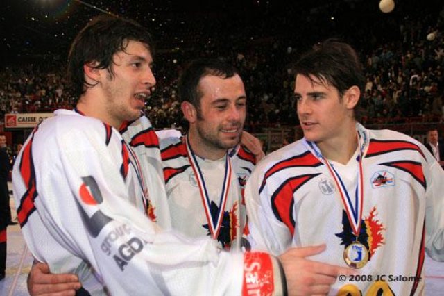 Photo hockey match Rouen - Grenoble  le 10/02/2008