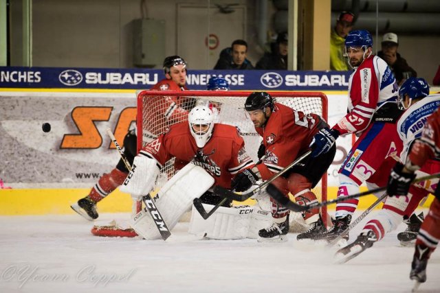 Photo hockey match Chamonix  - Mulhouse le 17/09/2017