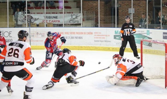 Photo hockey match Angers  - Epinal  le 17/09/2017