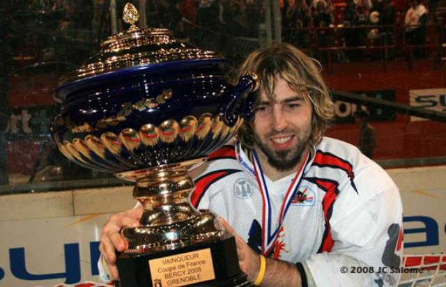 Photo hockey match Rouen - Grenoble  le 10/02/2008