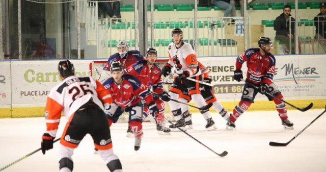 Photo hockey match Angers  - Epinal  le 17/09/2017