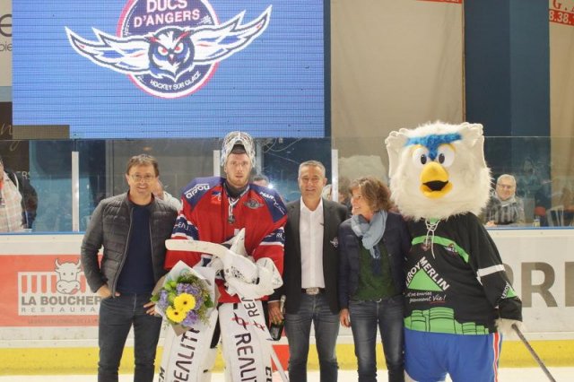 Photo hockey match Angers  - Epinal  le 17/09/2017