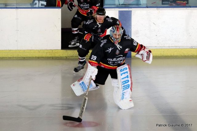 Photo hockey match Nice - Rouen le 17/09/2017