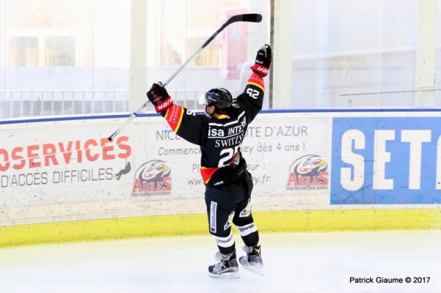 Photo hockey match Nice - Rouen le 17/09/2017