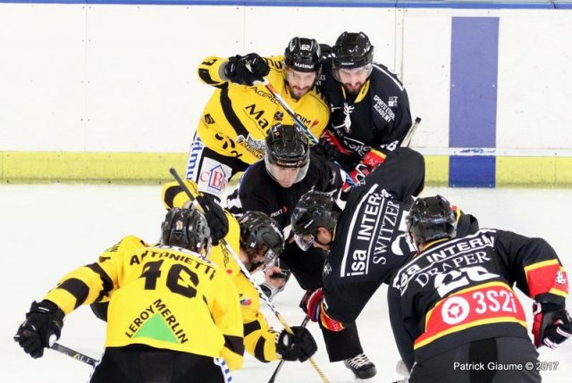 Photo hockey match Nice - Rouen le 17/09/2017