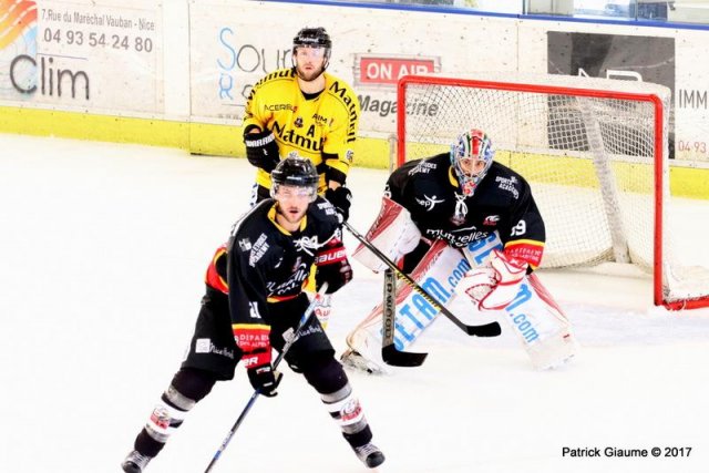 Photo hockey match Nice - Rouen le 17/09/2017