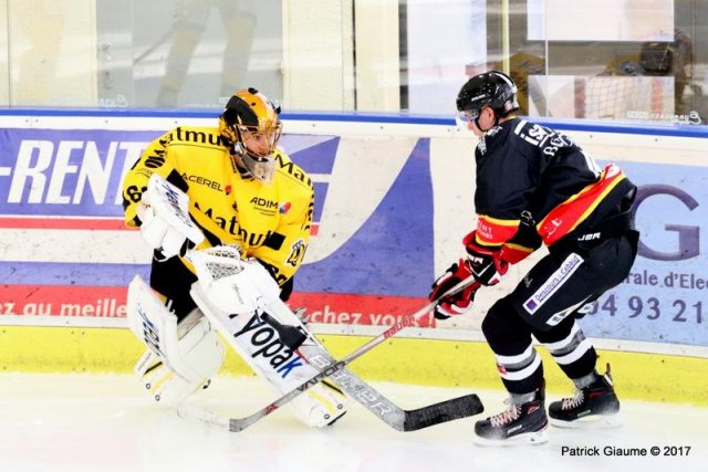 Photo hockey match Nice - Rouen le 17/09/2017