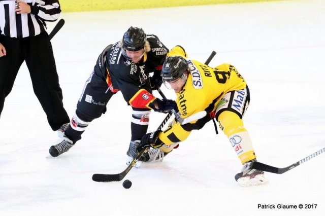 Photo hockey match Nice - Rouen le 17/09/2017