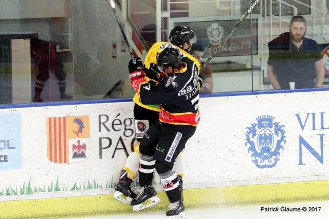 Photo hockey match Nice - Rouen le 17/09/2017