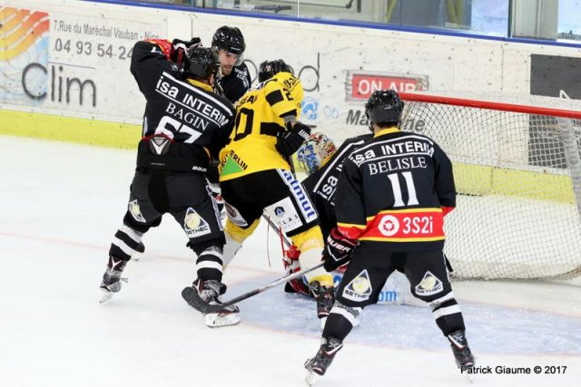 Photo hockey match Nice - Rouen le 17/09/2017