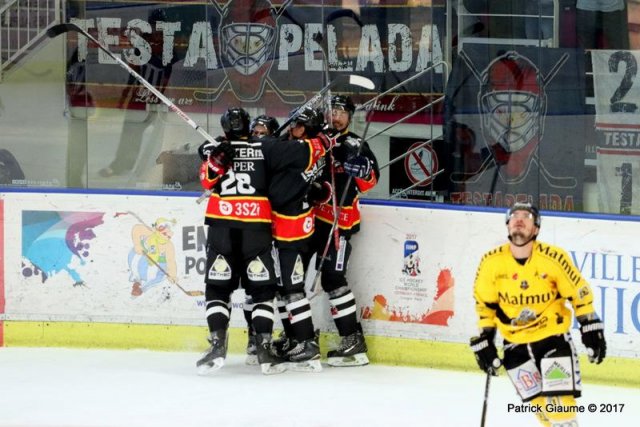 Photo hockey match Nice - Rouen le 17/09/2017