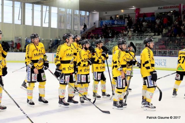 Photo hockey match Nice - Rouen le 17/09/2017