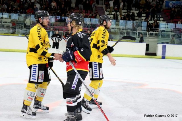 Photo hockey match Nice - Rouen le 17/09/2017