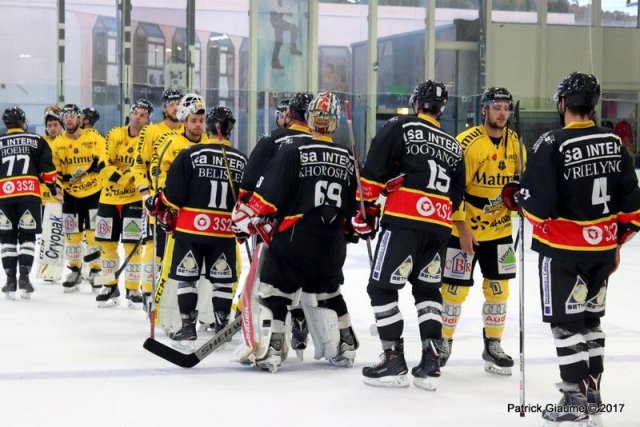 Photo hockey match Nice - Rouen le 17/09/2017