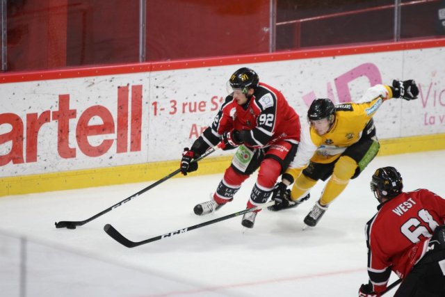Photo hockey match Amiens  - Strasbourg  le 17/09/2017