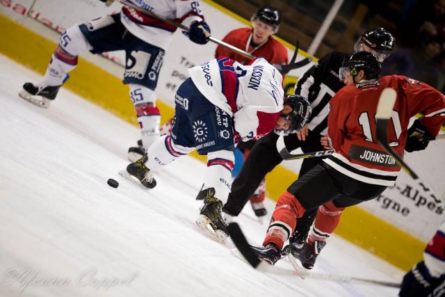 Photo hockey match Chamonix  - Angers  le 19/09/2017