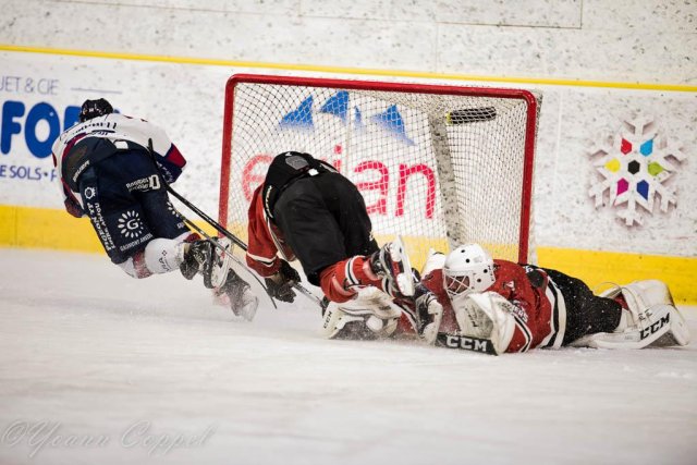 Photo hockey match Chamonix  - Angers  le 19/09/2017