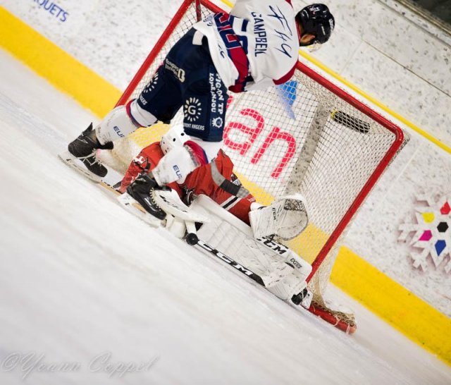 Photo hockey match Chamonix  - Angers  le 19/09/2017