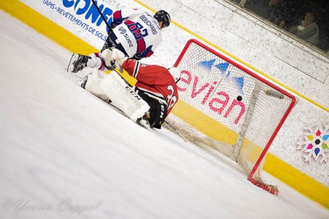 Photo hockey match Chamonix  - Angers  le 19/09/2017