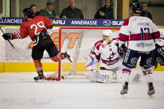 Photo hockey match Chamonix  - Angers  le 19/09/2017