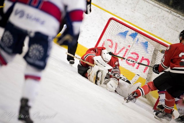 Photo hockey match Chamonix  - Angers  le 19/09/2017