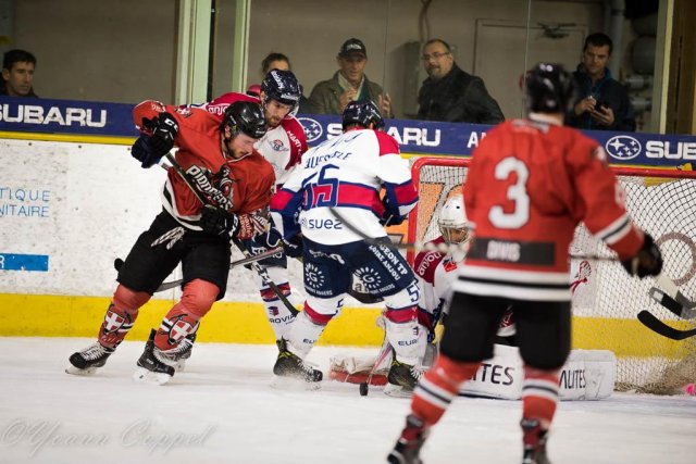 Photo hockey match Chamonix  - Angers  le 19/09/2017