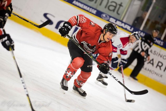 Photo hockey match Chamonix  - Angers  le 19/09/2017