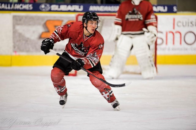 Photo hockey match Chamonix  - Angers  le 19/09/2017