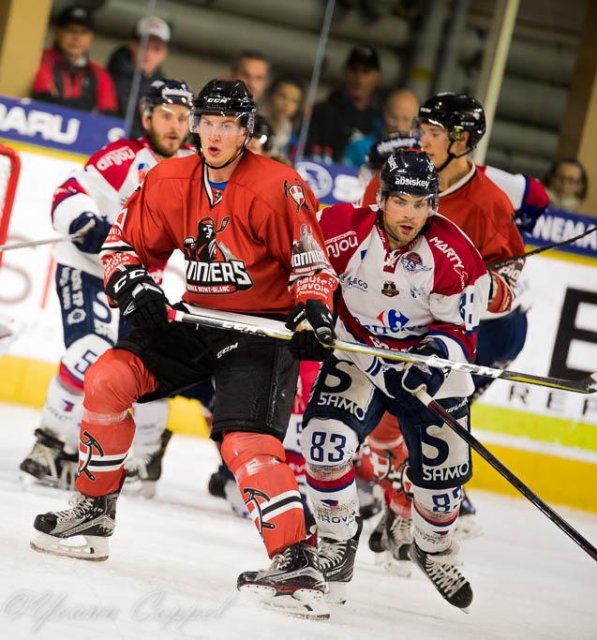 Photo hockey match Chamonix  - Angers  le 19/09/2017