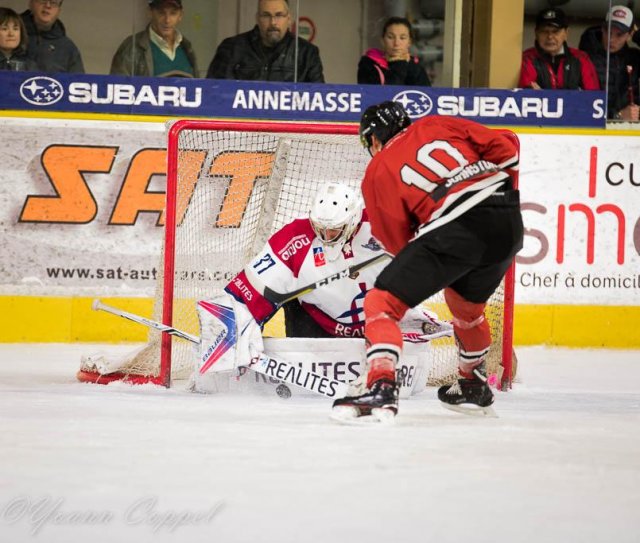 Photo hockey match Chamonix  - Angers  le 19/09/2017