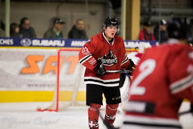 Photo hockey match Chamonix  - Angers  le 19/09/2017