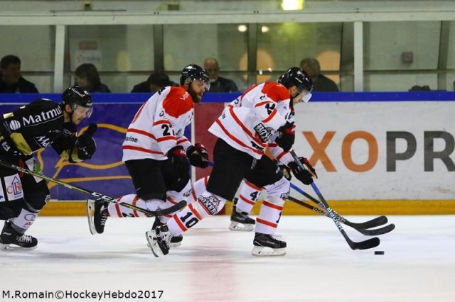 Photo hockey match Rouen - Bordeaux le 19/09/2017